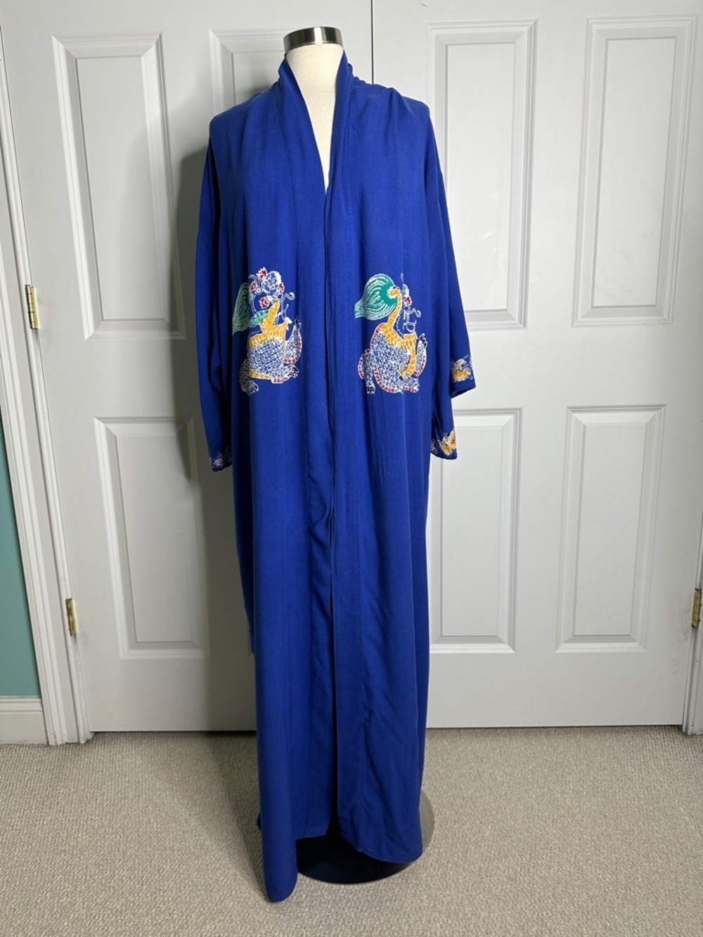 Java Wraps Vintage Dragon Kimono Robe OSFA - Picture 3 of 8